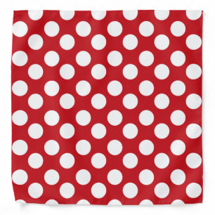 Red and White Polka Dot Bandana