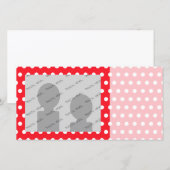 Red and White Polka Dot Pattern. Spotty. (Front/Back)