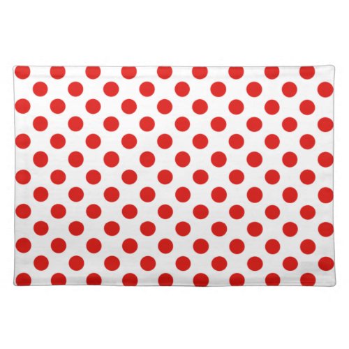 Red and White Polka Dot Placemats
