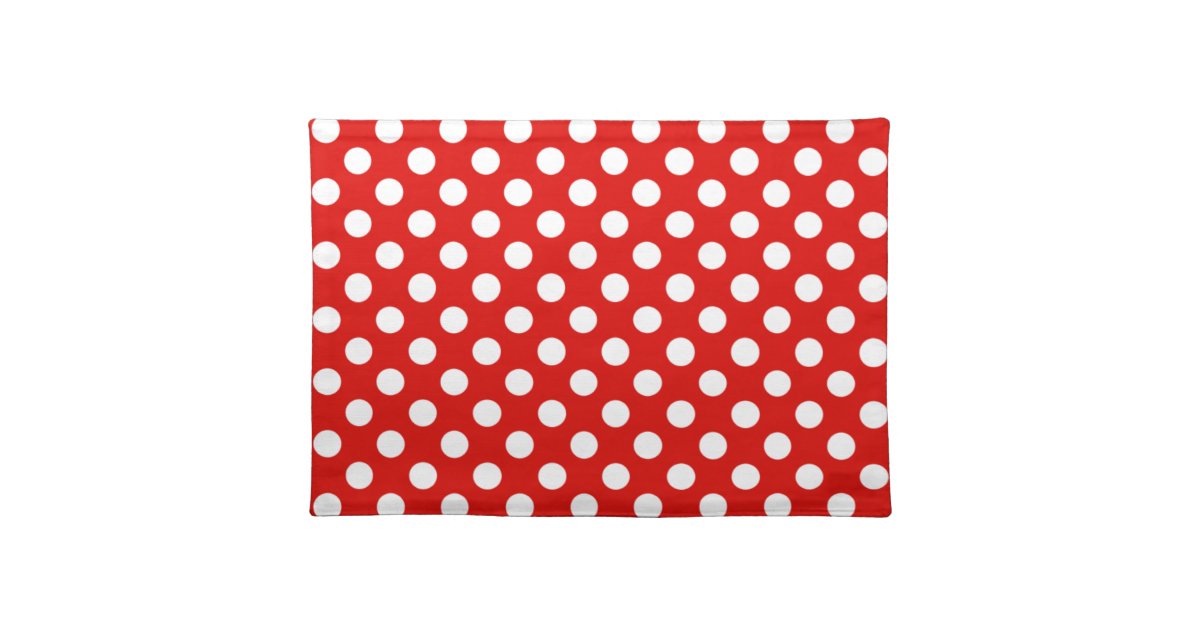 red-and-white-polka-dot-placemats-zazzle