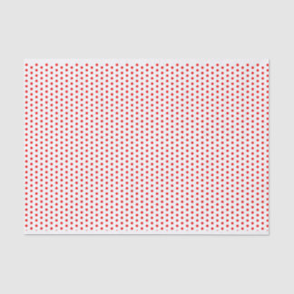 Red and White Polka Dot Tissue Paper