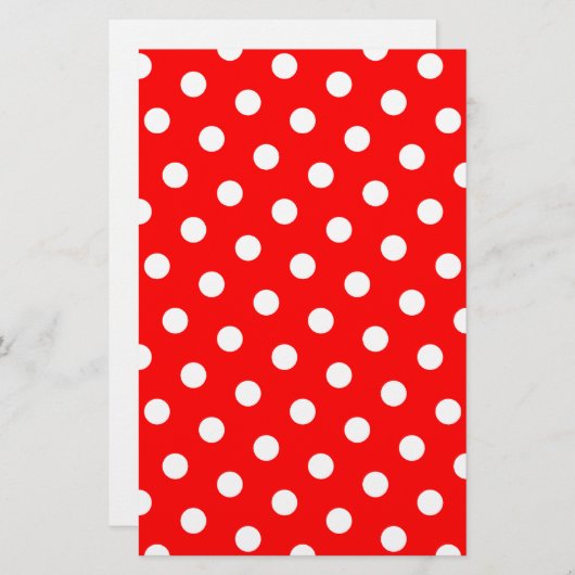 Red and White Polka Dots (Front/Back)