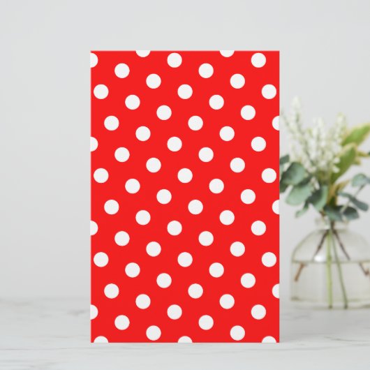 Red and White Polka Dots (Standing Front)