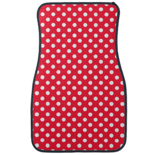 White Polka Dots Interior Car Accessories Zazzle