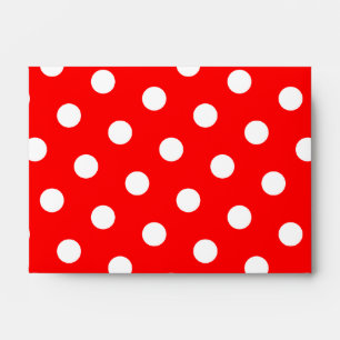 Red and White Polka Dots Envelope