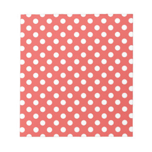 Red and White Polka Dots Notepad