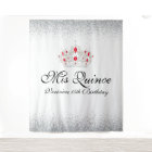 Red and White Quinceanera Photo Booth