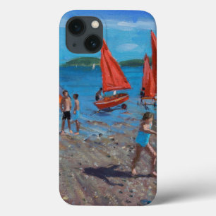 Red and White Sails Abersoch iPhone 13 Case