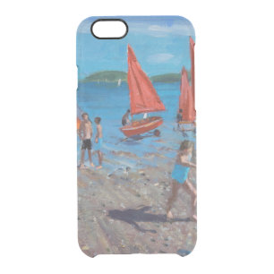 Red and White Sails Abersoch Clear iPhone 6/6S Case