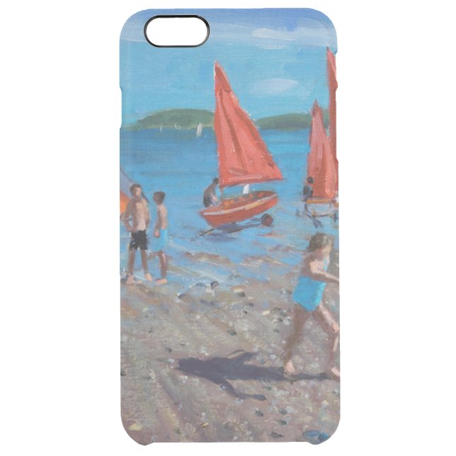 Red and White Sails Abersoch Uncommon iPhone Case (Back)