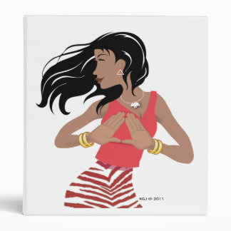 Red and White Sisterhood Binder (notebook)