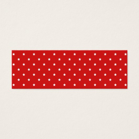 Red and white stars pattern. (Front)