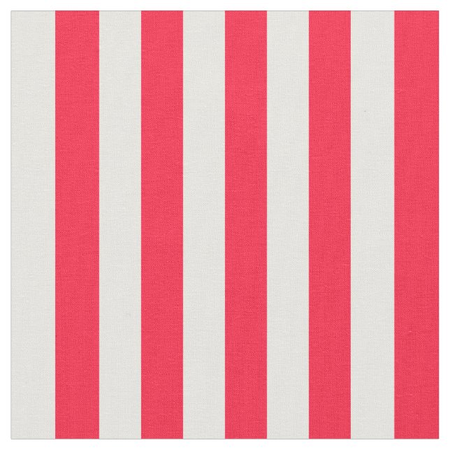 Red and White Striped Fabric (Close Up)