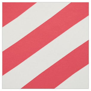Red and white striped pattern fabric