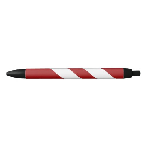 Red and White Striped Pen