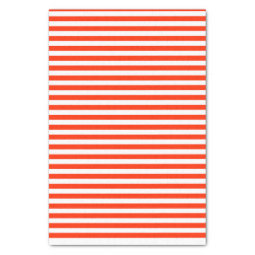 Red and White Striped Tissue Paper | Zazzle