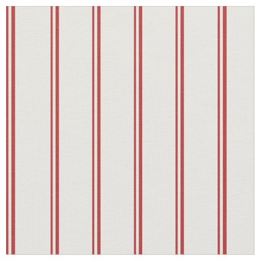 Red and White Stripes Pattern Fabric