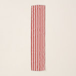 Red and White Stripes Scarf<br><div class="desc">Red and White Stripes Scarf</div>