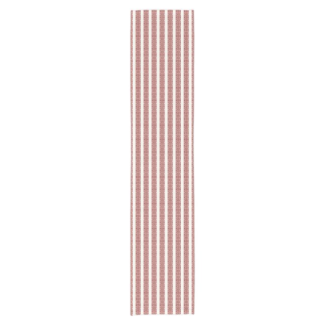 Red and White Table Runner (Front)