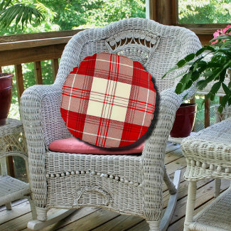 red and white tartan 