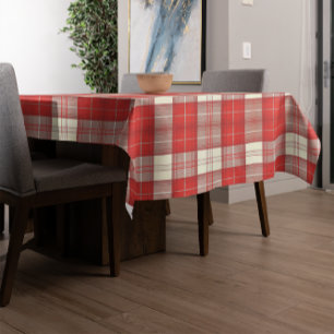 red and white tartan   tablecloth