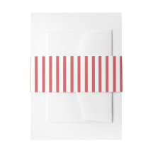 Red and White Thin Stripe