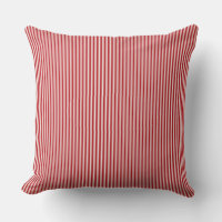 red and White Ticking Stripe