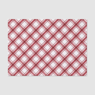 Red and White Tissue Paper