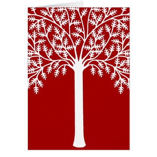 Red and White Tree (Front)
