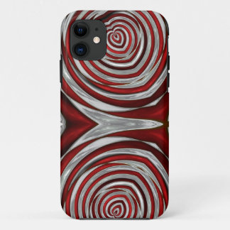red and white twist iPhone 11 case