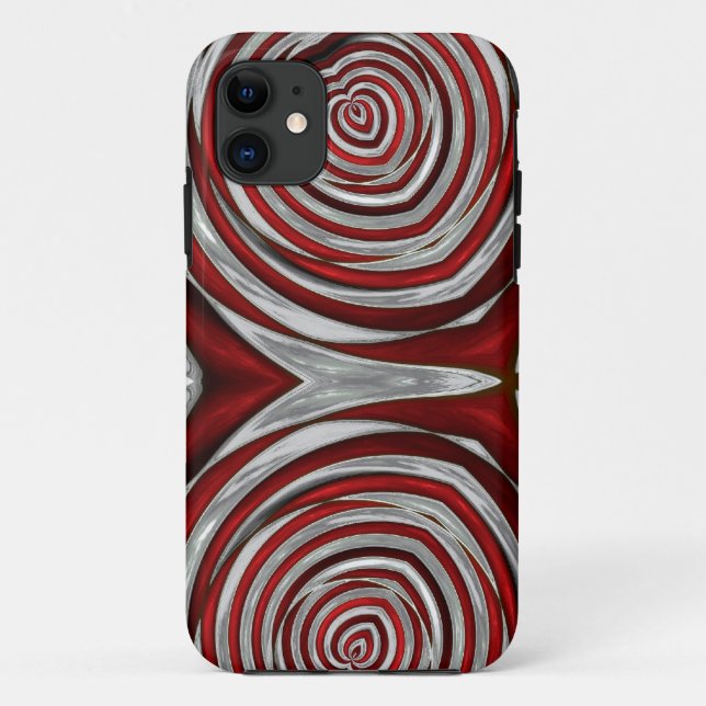 red and white twist Case-Mate iPhone case (Back)