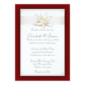 Red White And Gold Wedding Invitations Invitation Ideas Red And White Wedding Invitation