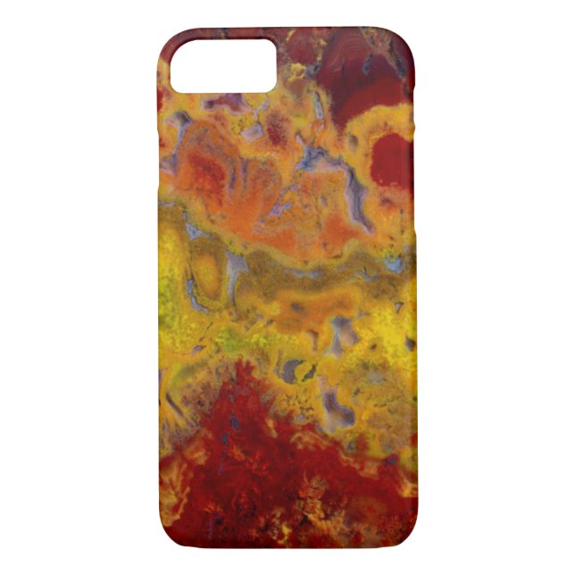 Red and yellow Crayloa Jasper Case-Mate iPhone Case (Back)
