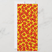 Red and yellow dahlia flowers  (Back)