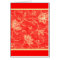 Red and Yellow Flower Flourish Design