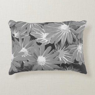 Red and Yellow Flowers 2 Accent Pillow