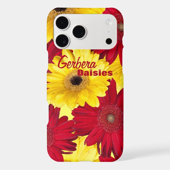 Red and Yellow Gerber Daisy Photograph Case-Mate iPhone Case (Back)