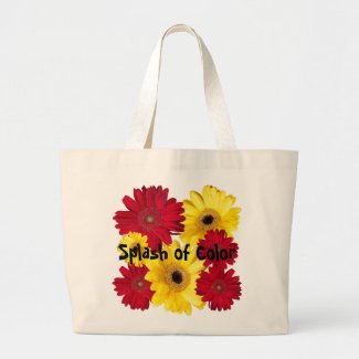 Red and Yellow Gerber Daisy Photograph Custom