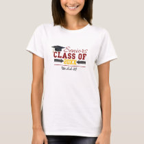 Red and Yellow Graduation Gear T-Shirt