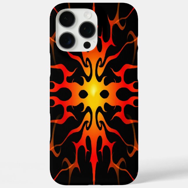 Red and Yellow Hot Rod Flames Case-Mate iPhone Case (Back)