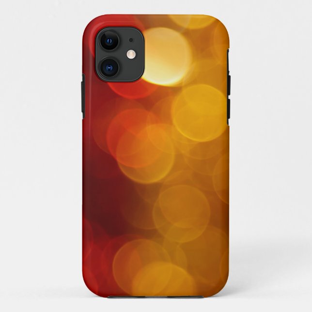 Red and Yellow Out of Focus Case-Mate iPhone Case (Back)
