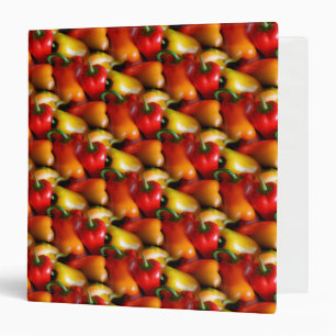 Red and Yellow Peppers Binder