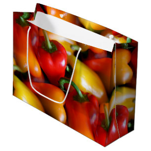 Red and Yellow Peppers Gift Bag