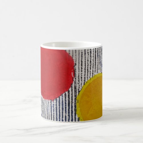 Red and Yellow spot Coffee Mug