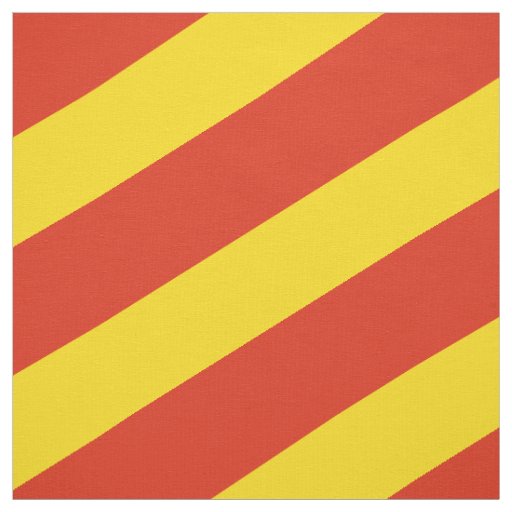 Red and yellow striped pattern fabric