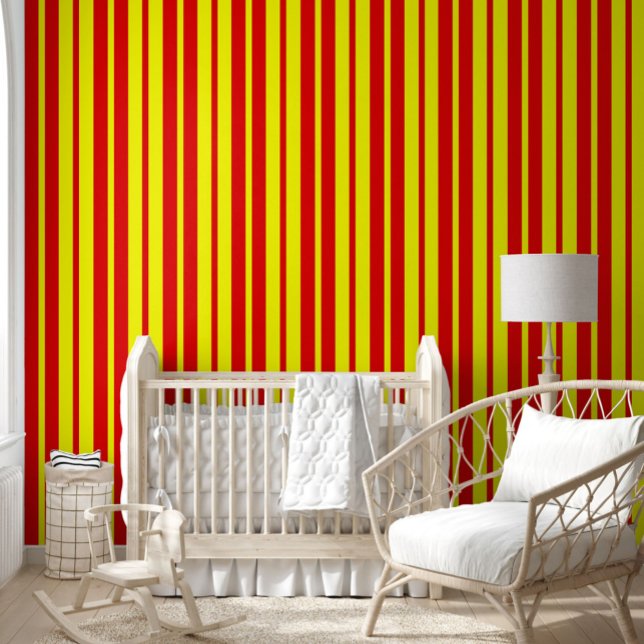 Red and Yellow Stripes Design  Wallpaper (Creator Uploaded)