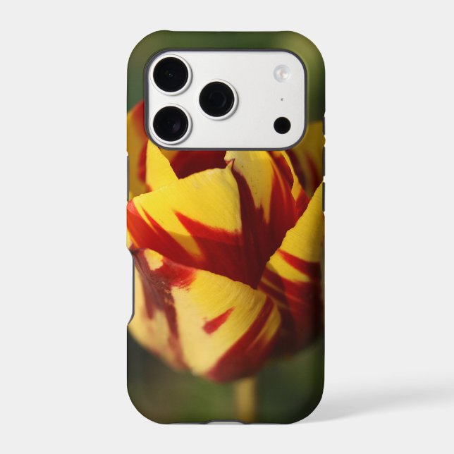 Red and Yellow Tulip Flower Case-Mate iPhone Case (Back)