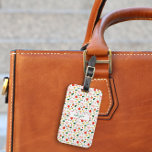 Red and yellow wildflowers pattern Luggage Tag<br><div class="desc">Red and yellow wildflowers pattern personalized Luggage Tag. Add your name.</div>