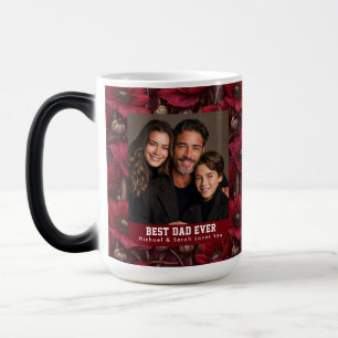Red Anemones Print Father Luxury Color Morph Mug
