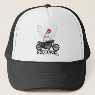 Red Angel Cafe Racer Motor Legend Trucker Hat